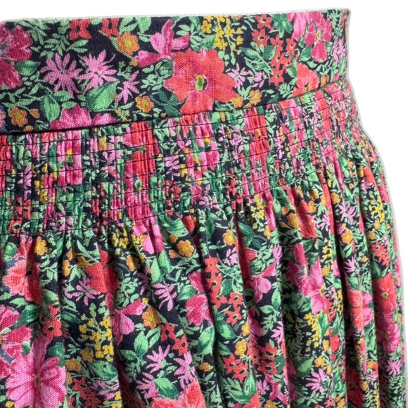 Alpen Trachten Vintage German Floral 100% Cotton Dirndl Skirt Size EU 38/US 2 - Picture 2 of 10